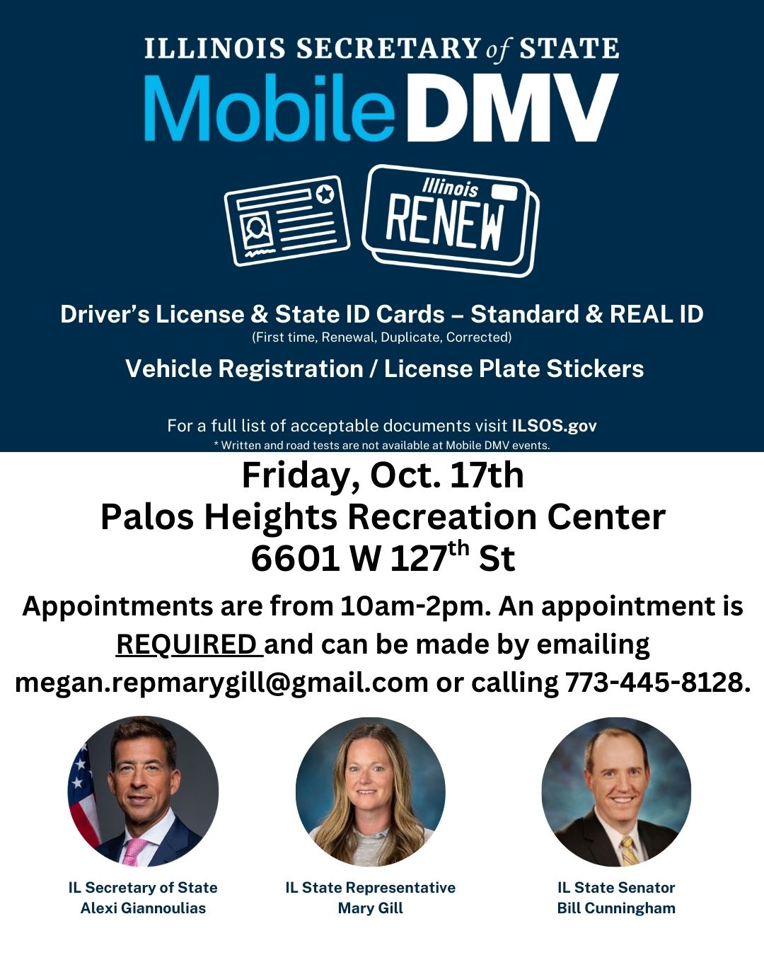 Mobile DMV Oct. 17th